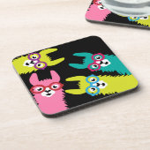 Drama Llama Colorful Camelid Getränkeuntersetzer (Linke Seite)