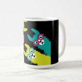 Drama Llama Colorful Camelid Kaffeetasse (VorderseiteRechts)