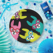 Drama Llama Colorful Camelid Pappteller (Party)
