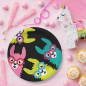 Drama Llama Colorful Camelid Pappteller (Party)