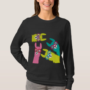 Drama Llama Colorful Camelid T - Shirt