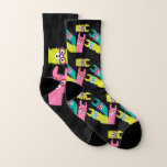 Drama Llama Colourful Camelid  Socks Socken<br><div class="desc">The llama is a domesticated South American camelid, widely used as a meat and pack animal by Andean cultures since the Pre-Columbian era. Llamas are social animals and live with others as a herd. Their wool is soft and contains only a small amount of lanolin. Llamas can learn simple tasks...</div>