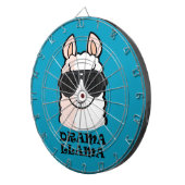 Drama Llama Dartscheibe (Vorderseite rechts)