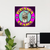 Drama Llama, Druck Poster (Heimbüro)