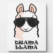 Drama Llama Fotoplatte (Vorderseite)