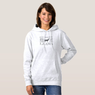 Drama Llama Got Drama Fütterte Mein Llama Hoodie