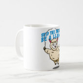 Drama Llama Kaffeetasse (Vorderseite Links)
