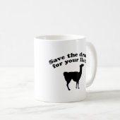 Drama Llama Kaffeetasse (VorderseiteRechts)