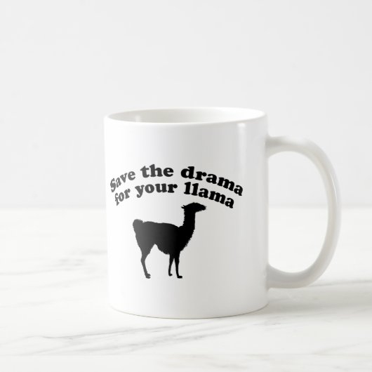 Drama Llama Kaffeetasse (Rechts)