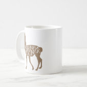 Drama Llama Kaffeetasse (Vorderseite Links)
