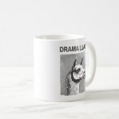 Drama Llama Lustiger Klassiker Tasse (VorderseiteRechts)