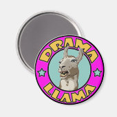 Drama Llama, Magnet (Vorderseite/Rückseite)