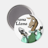Drama Llama Magnet (Vorderseite/Rückseite)