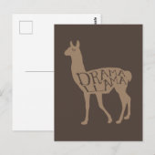 Drama Llama Postkarte (Vorne/Hinten)