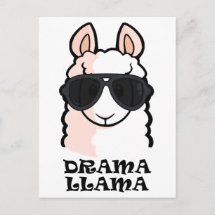 Drama Llama Postkarte