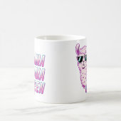 Drama Llama Queen Niedlich Llama mit Sonnenbrille Kaffeetasse (Mittel)