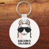 Drama Llama Schlüsselanhänger (Vorderseite)