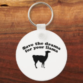 Drama Llama Schlüsselanhänger (Vorderseite)