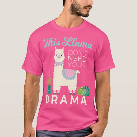 Drama Llama T-Shirt (Vorderseite)