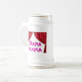 DRAMA MAMA BIERGLAS (Vorderseite Links)
