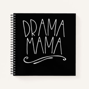 Drama Mama Darstellerin Mutter Elternteil Bühne Da Notizblock