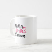 Drama-Mama, Girl-Mama Kaffeetasse (Vorderseite Links)