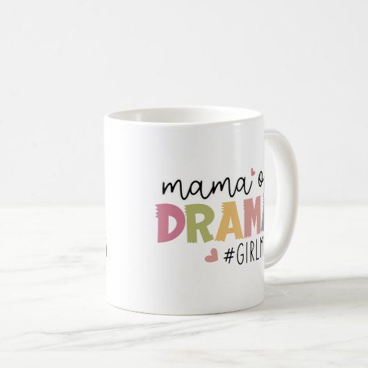 Drama-Mama Kaffeetasse (VorderseiteRechts)
