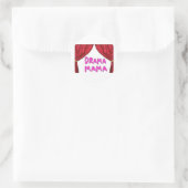DRAMA MAMA RUNDER AUFKLEBER (Tasche)