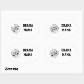 Drama Mama Sticker (Blatt)