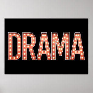 DRAMA-Marquee-Leuchten Poster