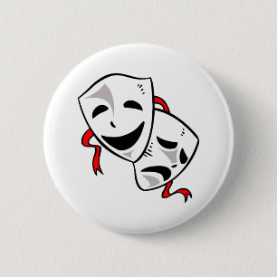DRAMA-MASKEN BUTTON