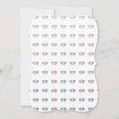 Drama Masken mit Sonnenbrille Einladung (Rückseite)