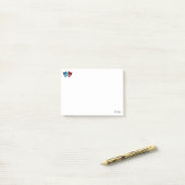 Drama Masken mit Sonnenbrille Post-it Klebezettel (Auf Schreibtisch)