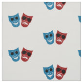 Drama Masken mit Sonnenbrille Stoff (Muster)