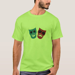 Drama-Masken mit Sonnenbrille T-Shirt