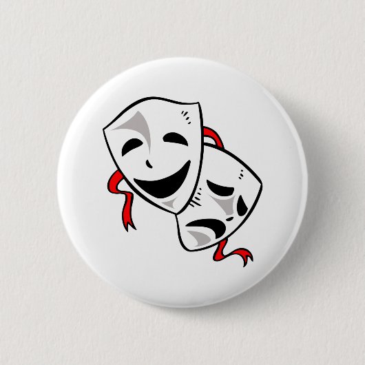 DRAMA MASKS BUTTON (Vorderseite)