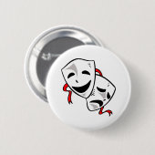 DRAMA MASKS BUTTON (Vorne & Hinten)