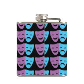 Drama Masks Flachmann (Rückseite)