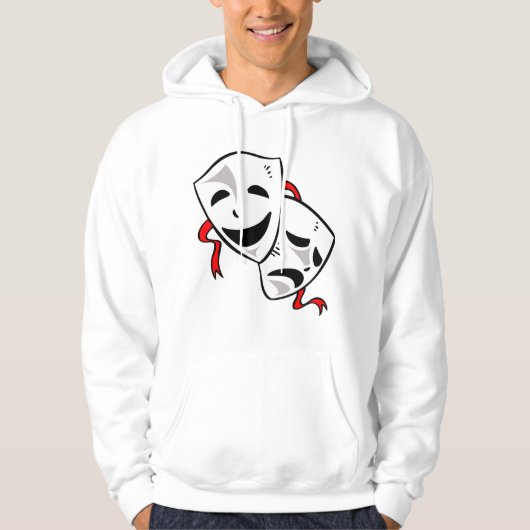 Drama Masks Hoodie (Vorderseite)