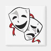 Drama Masks Magnet (Vorne)