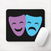Drama Masks Mousepad (Mit Mouse)
