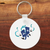 Drama Masks Schlüsselanhänger (Vorderseite)