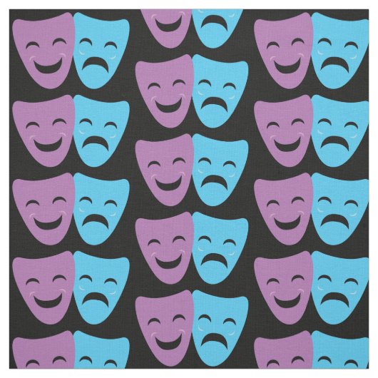 Drama Masks Stoff (Muster)