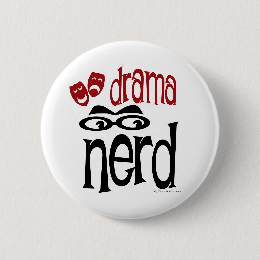 Drama-Nerd Button (Vorderseite)