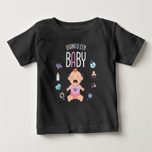 Drama-Queen-Baby-T - Shirt (Vorderseite)
