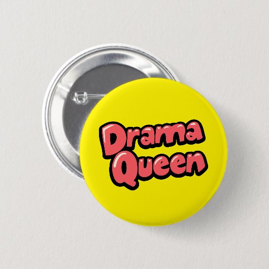 Drama Queen Button (Vorne & Hinten)