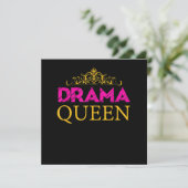 Drama Queen Crown Schauspiel Schauspielerin Broadw Dankeskarte (Stehend Vorderseite)