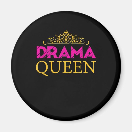 Drama Queen Crown Schauspiel Schauspielerin Broadw Magnet (Vorne)
