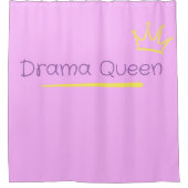 Drama Queen Duschvorhang (Vorderseite)