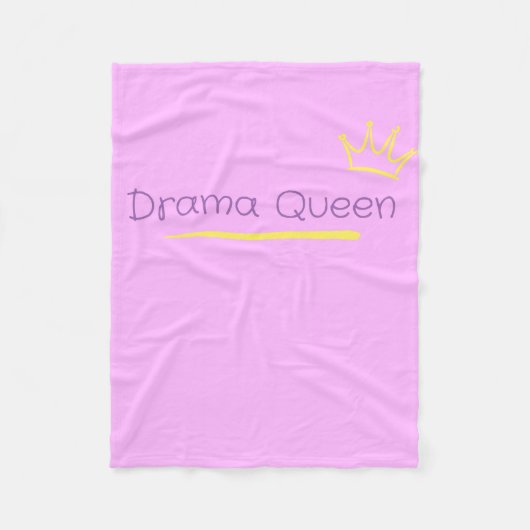Drama Queen Fleecedecke (Vorderseite)